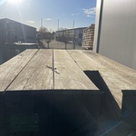 Ca. 4x Guyana Teak dragline schotten, 20x100mm, lengte 2/180cm, 2/200c